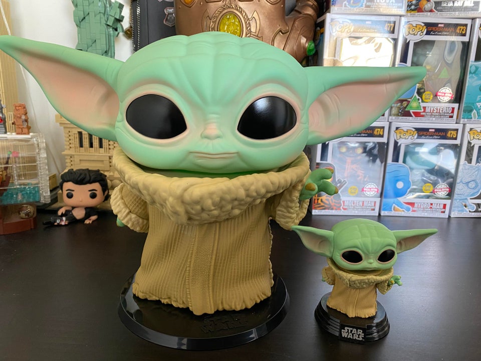 Funko POP Star Wars Mandalorian Baby Yoda Gigante / 25 cm cómpralo por ...